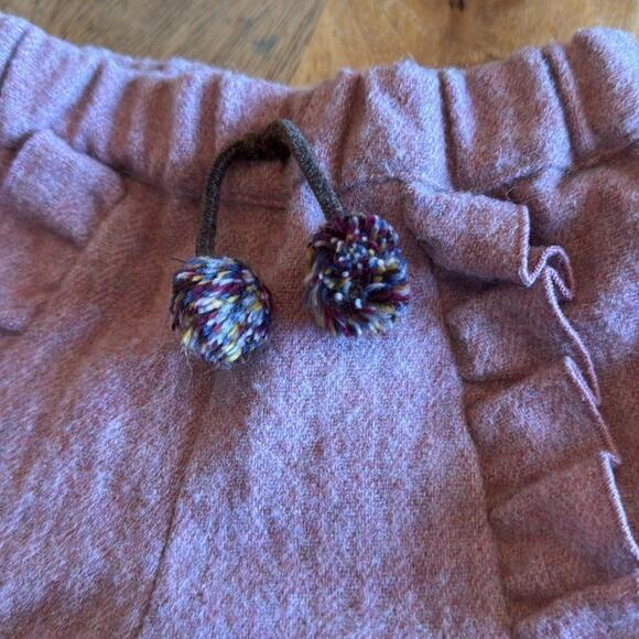 Zara baby wool blend pompom ruffle shorts 6-9 months - Picture 2 of 4